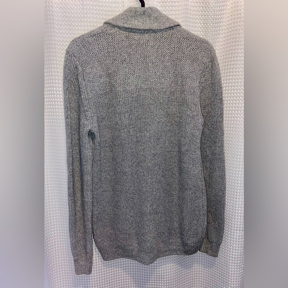 2/49$ Men’s H&M gray 100% cotton Double-Breasted Gilet knit Cardigan Sz medium - Picture 12 of 13